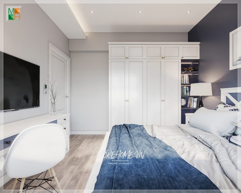 Morehome với phong cách thiết kế độc đáo và mẫu thiết kế phòng ngủ chung cư ấn tượng luôn là sự ưu tiên hàng đầu của các gia chủ.